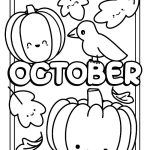 October Coloring Pages Free Printable PDF