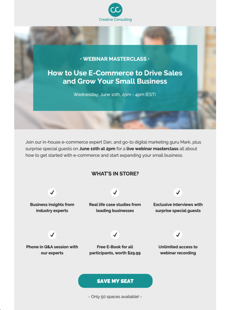 Online Event Invitation HTML Email Template Mail Designer Create 