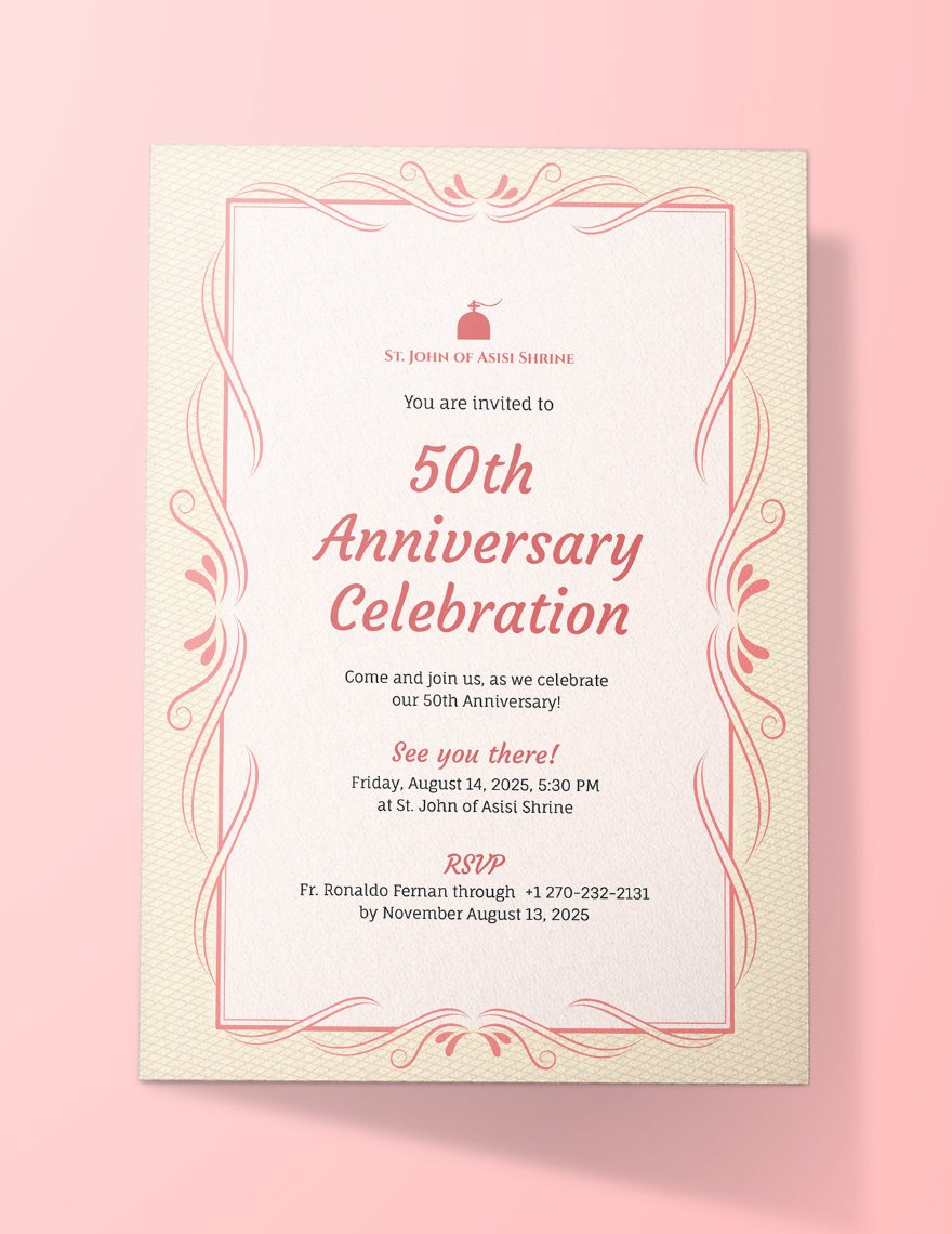 Page 2 FREE Church Invitation Templates Examples Edit Online 
