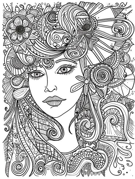 Page 6 37 000 Coloring Pages Adults Benefits Pictures