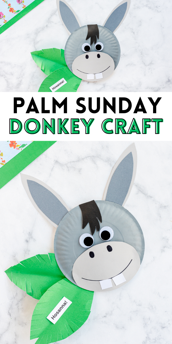 Palm Sunday Donkey Craft Sunday School Crafts For Kids Easter Sunday 