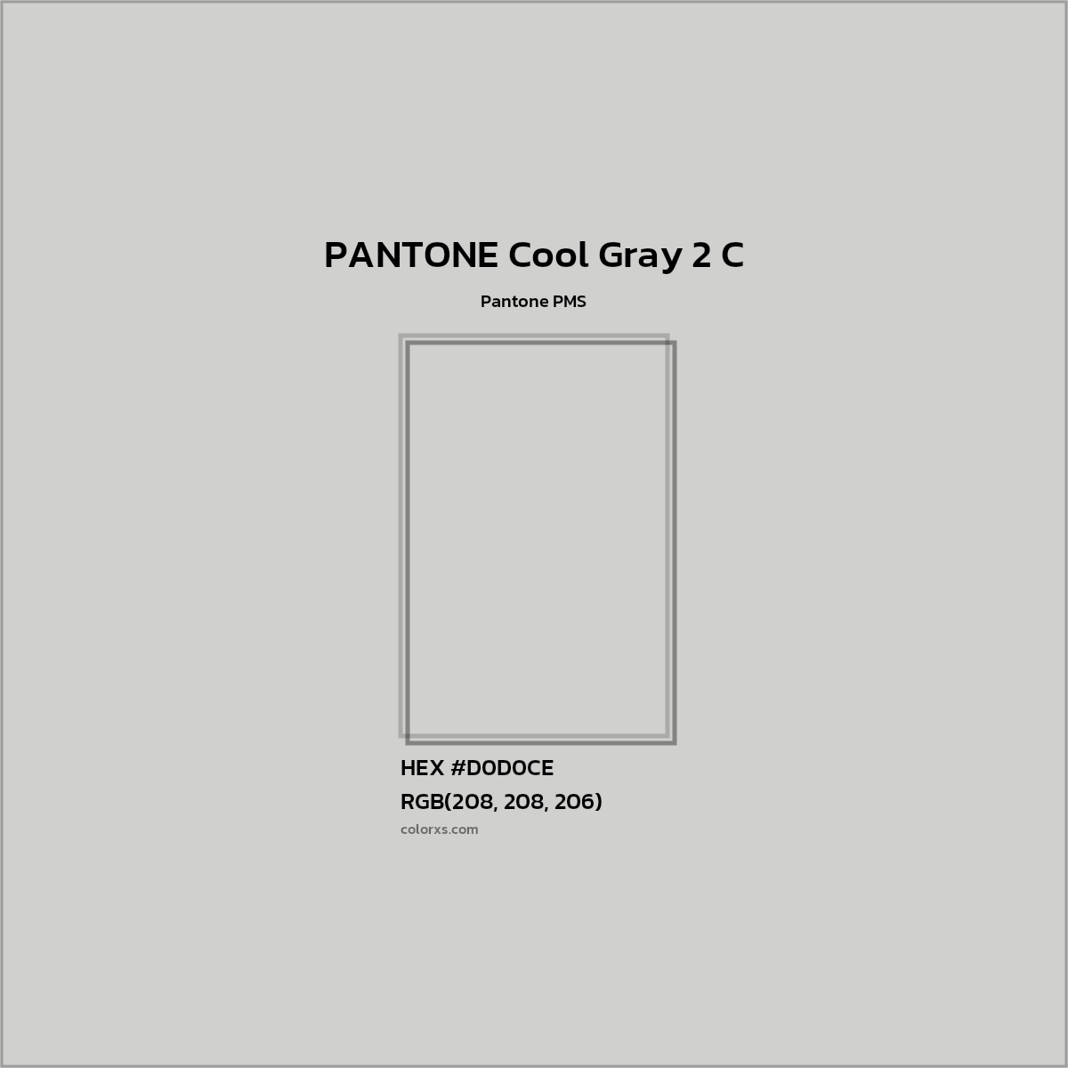 PANTONE Cool Gray 2 C Complementary Or Opposite Color Name And Code 