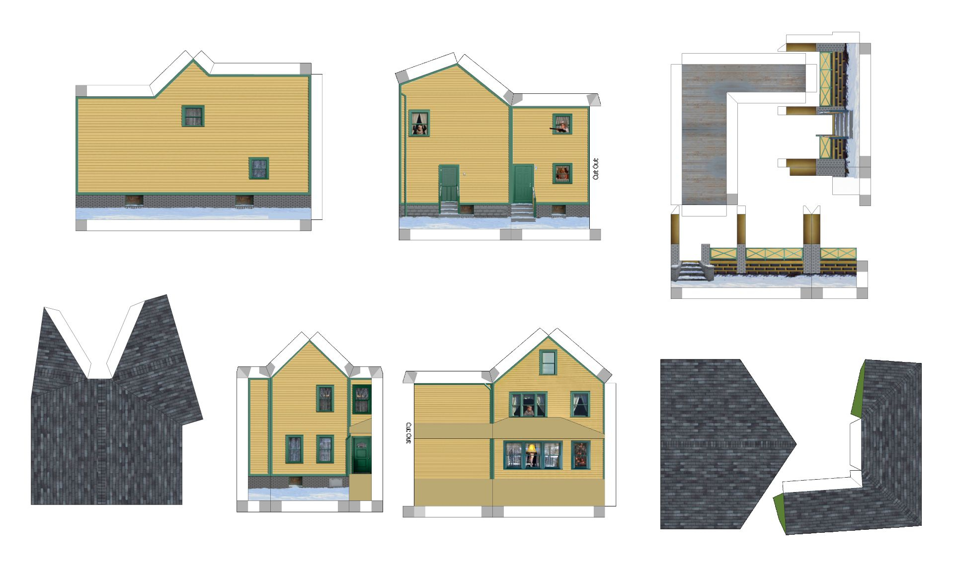 Paper Buildings 10 Free PDF Printables Printablee