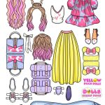 Paper Clothes For New Paper Doll In Album PAPER CRAFT DIY EASY