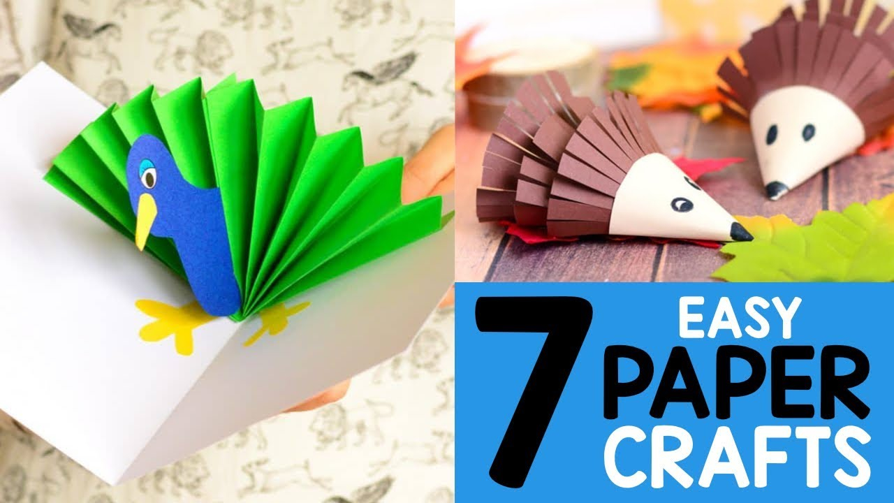 Paper Craft For Kids Easy Fan Origami Preschool Crafts Idea Easy Vrogue