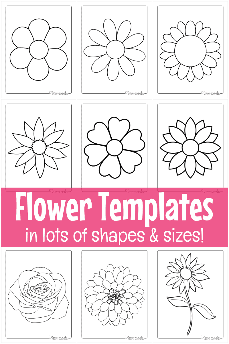 Paper Flowers Templates Printable Free Printable 2025