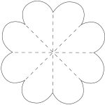 Paper Heart Flower Craft With Template Artofit