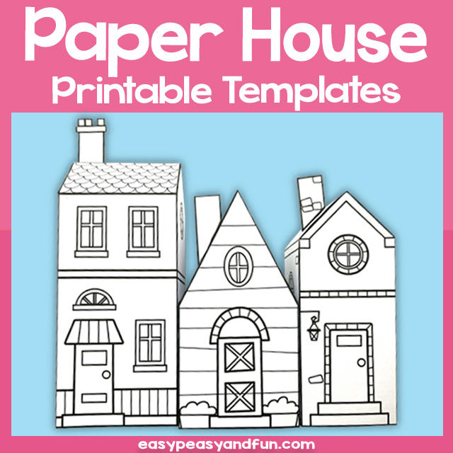 Paper House Printable Template
