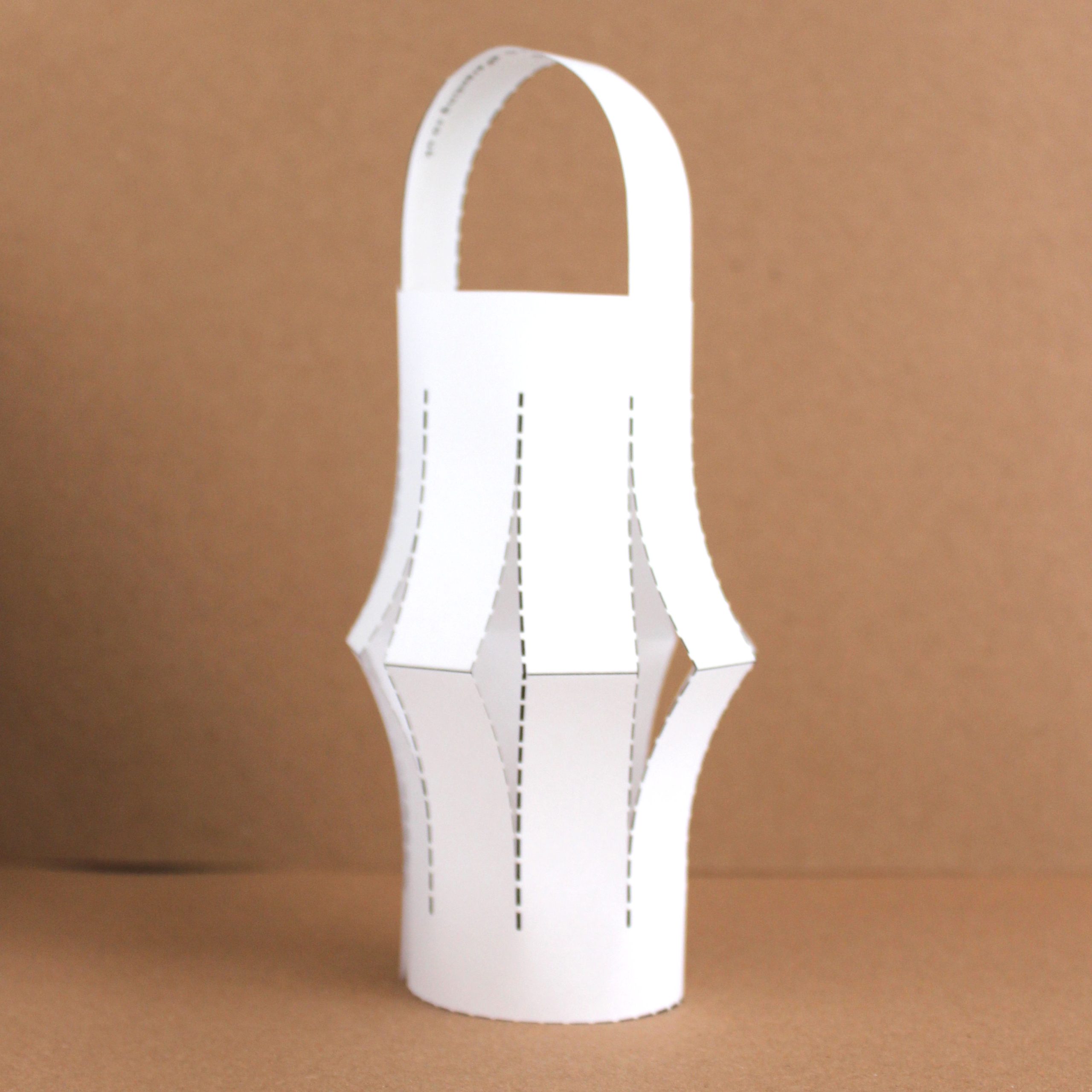 Paper Lantern Printable Template PDF