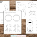 Paper Lego Minifigure Craft Free Template Crafting Jeannie