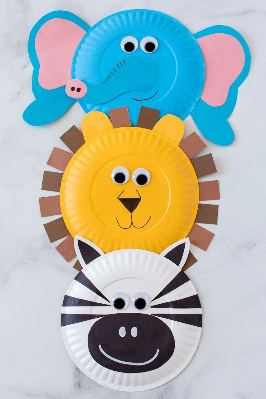 Paper Plate Jungle Animals Artofit