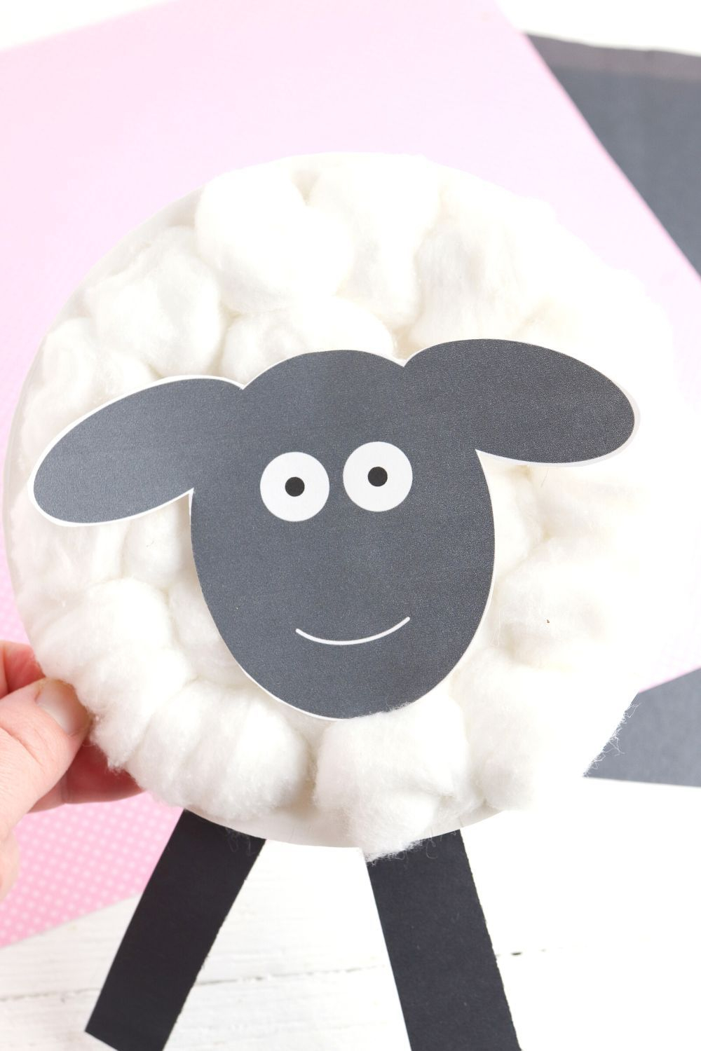 Paper Plate Sheep Craft With Printable Template In 2024 Sheep Crafts 