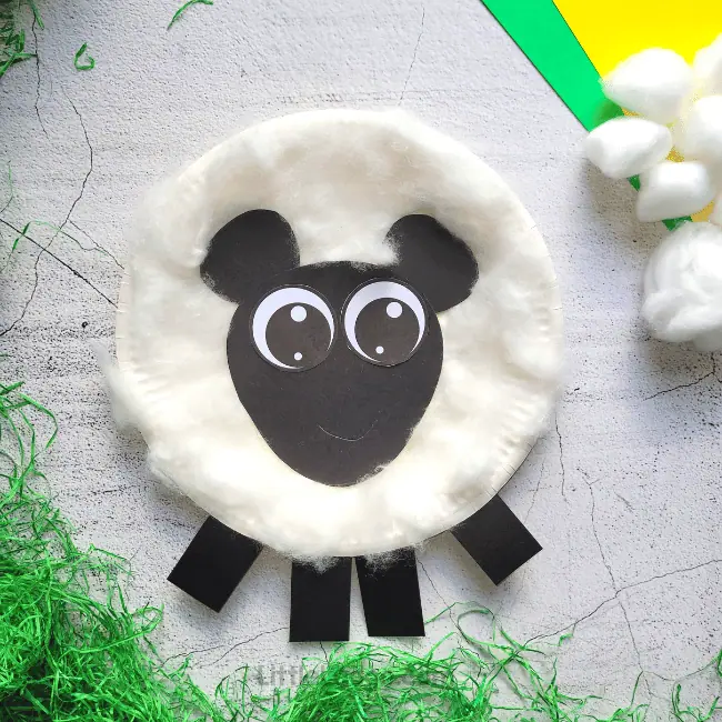 Paper Plate Sheep With Free Printable Template 48 OFF