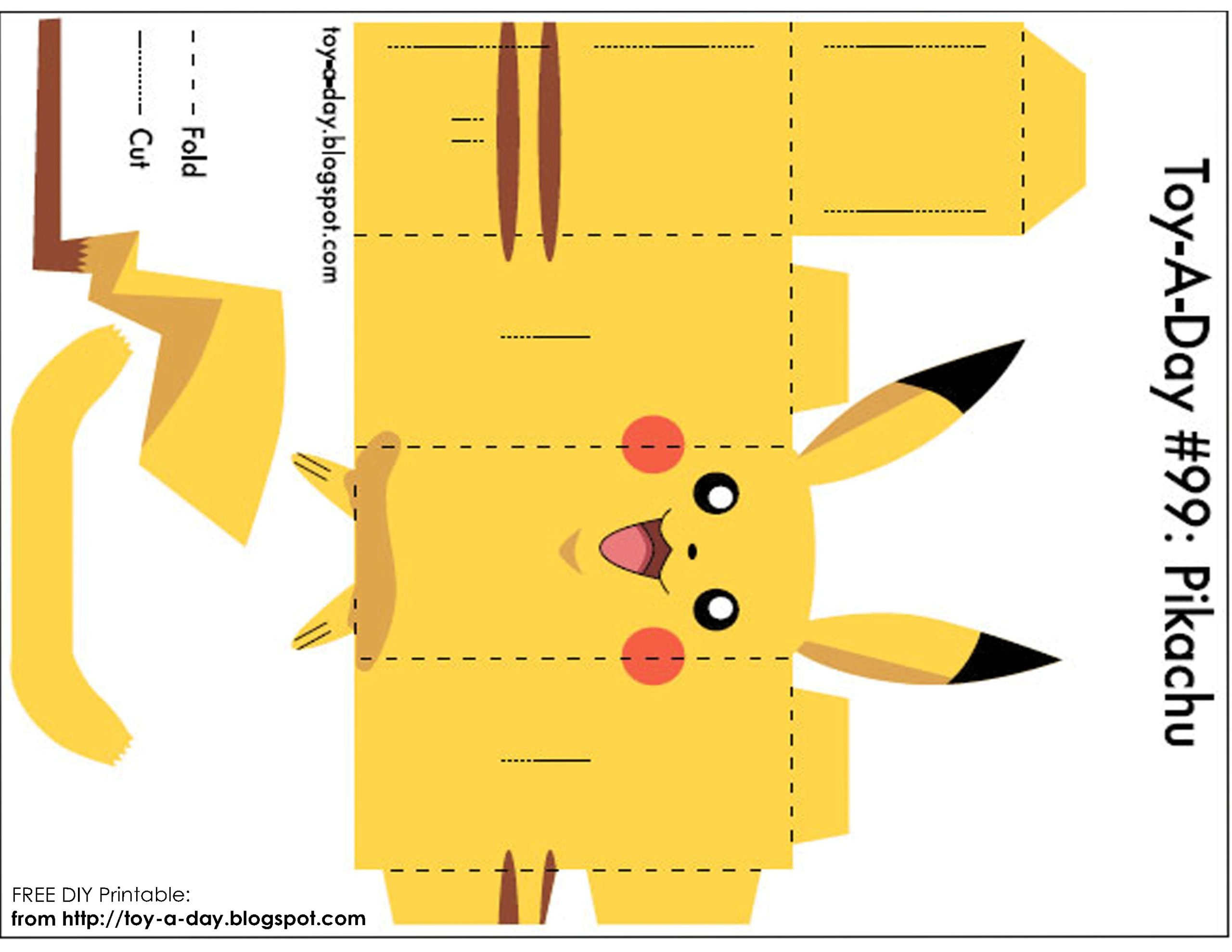 Papercraft Pokemon Pikachu