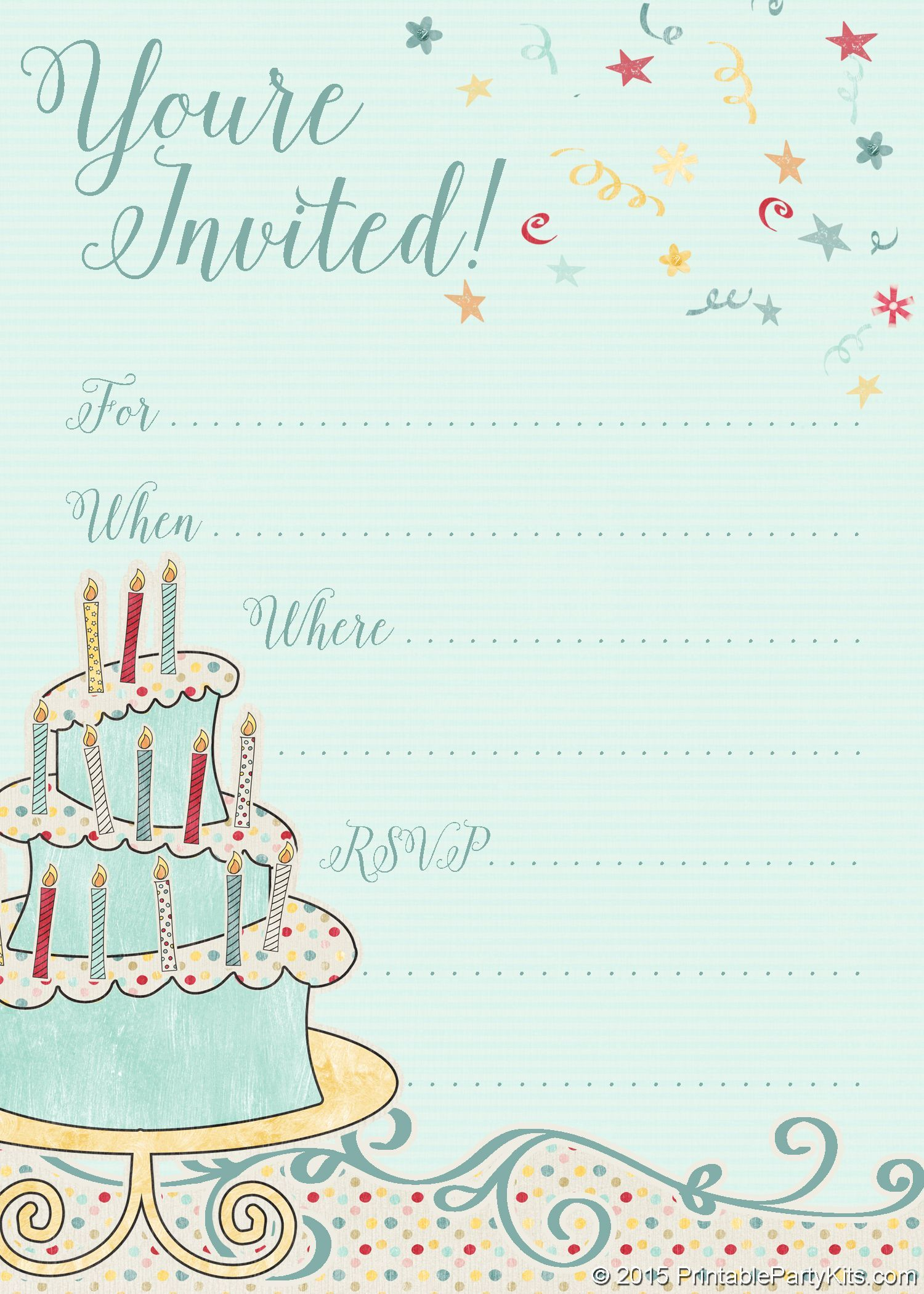 Party Invitation Maker Online Birthday Party Invitations Printable 