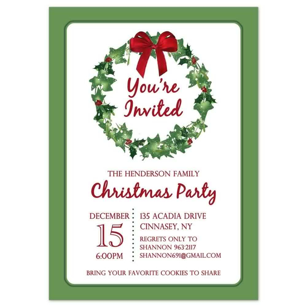 Party Invitation Template Publisher Cards Design Templates