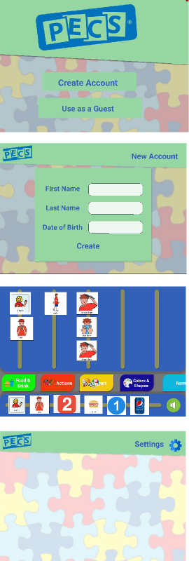 PECS Picture Exchange Communication System Figma
