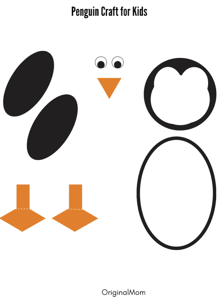 Penguin Template Printable