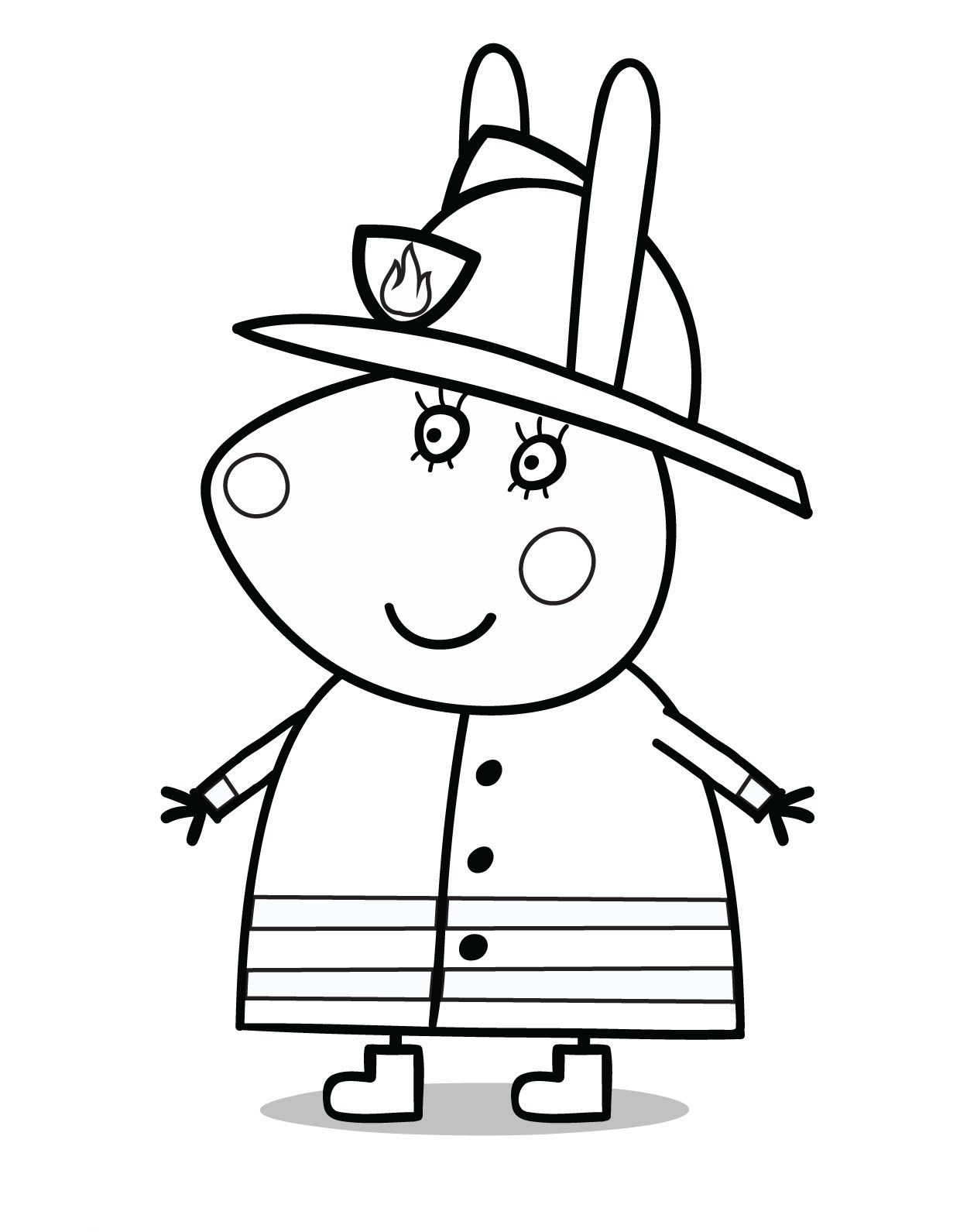 Peppa Pig Free Coloring Pages Coloring Home