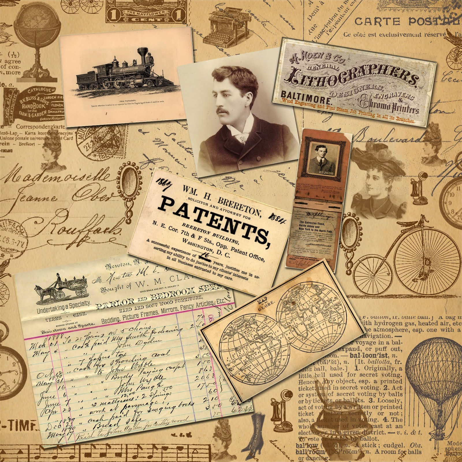 Phoenix Scrapbook Store Free Digital Scrapbook Paper Vintage Printables