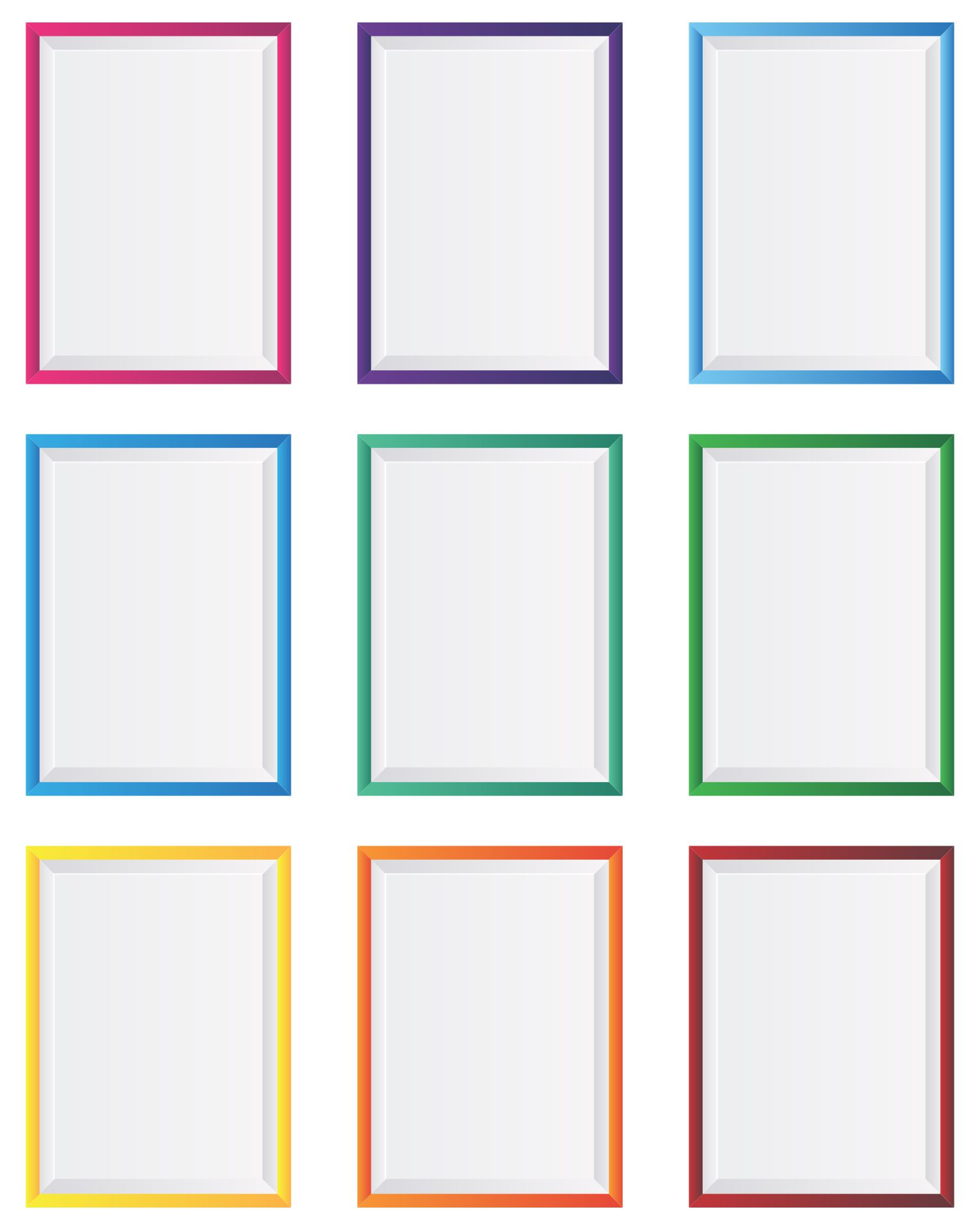 Picture Frame Template 13 Free PDF Printables Printablee