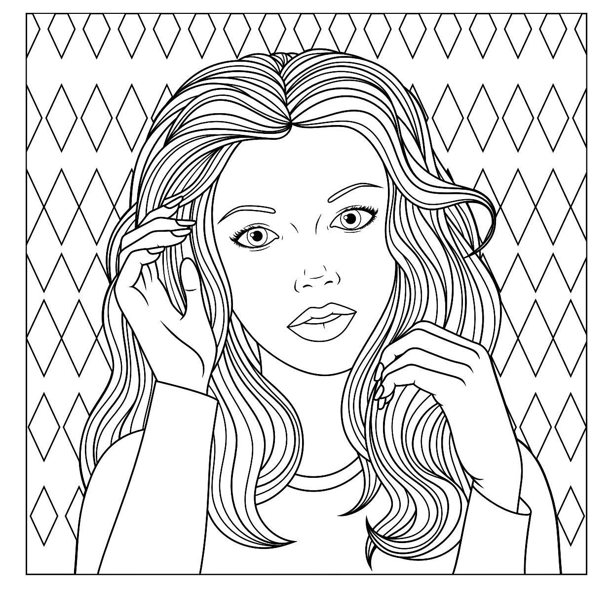 Pin Em Desenhos Negras Desenhos Colorir