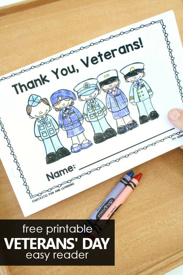 veterans day crafts for preschoolers printable