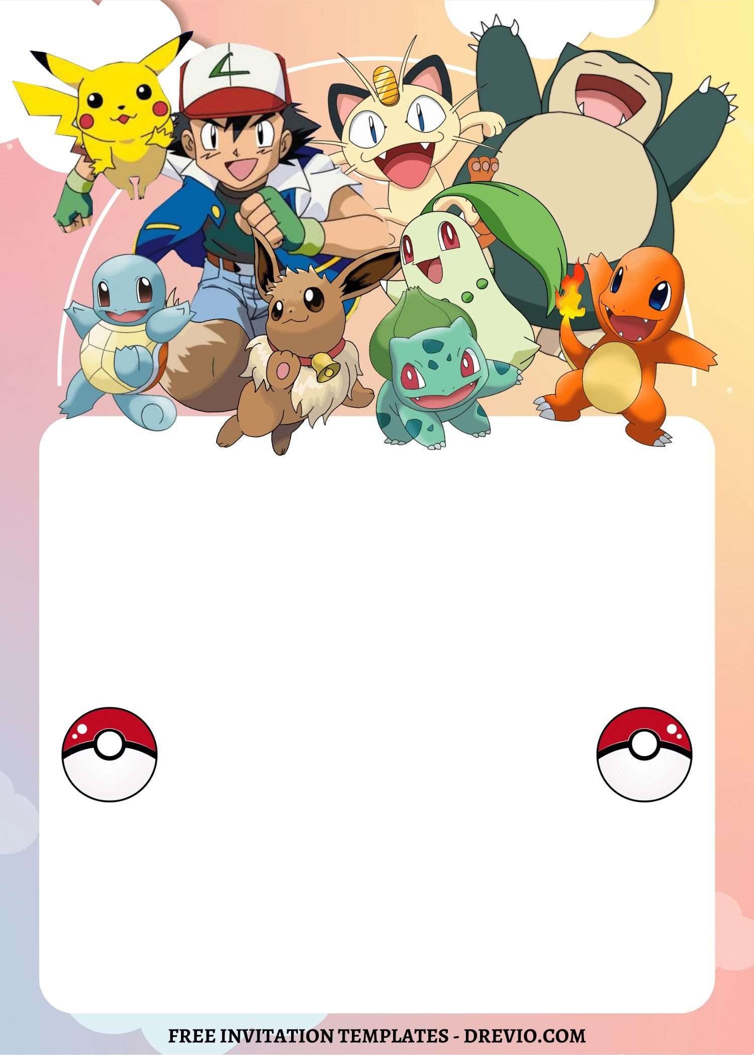 Pokemon Invitation Template Modern Resume Template Word