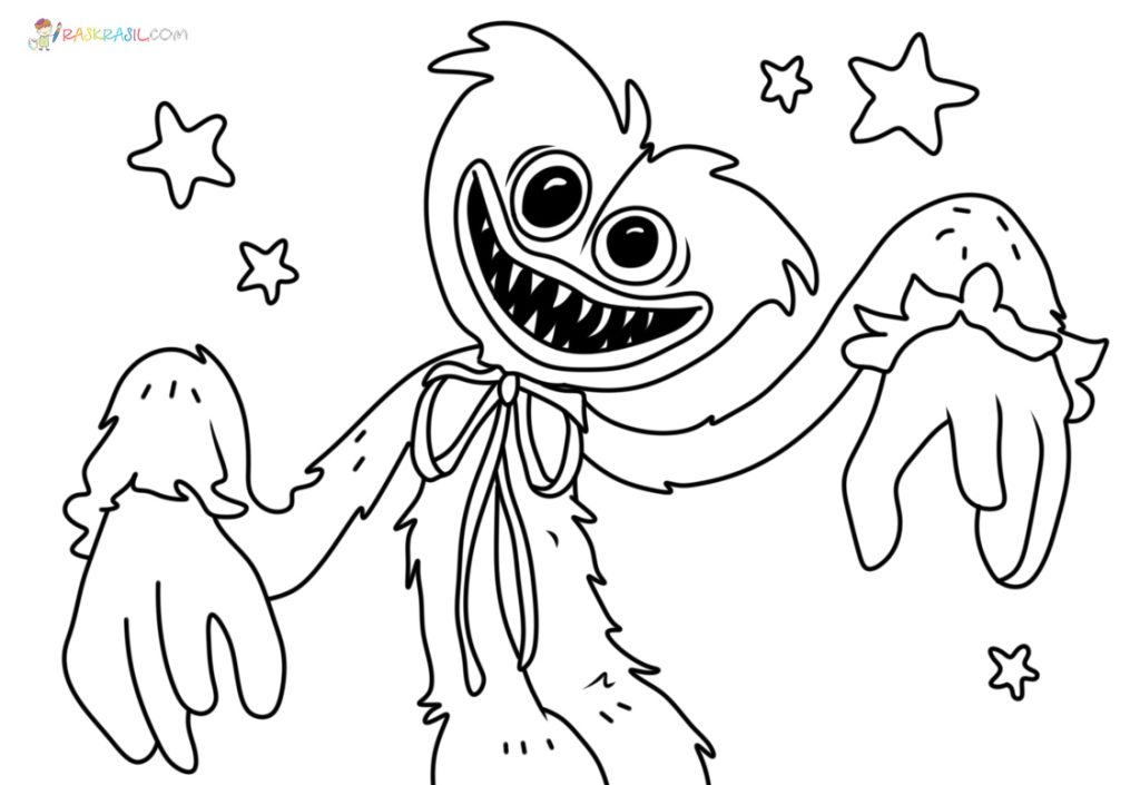 Poppy Playtime Coloring Pages Coloring Home