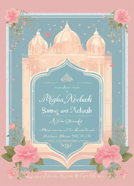 Premium Photo Watercolor Vertical Iftar Party Invitation Template 
