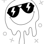 Preppy Coloring Pages Teens Coloring Pages Preppy Aesthetic Etsy