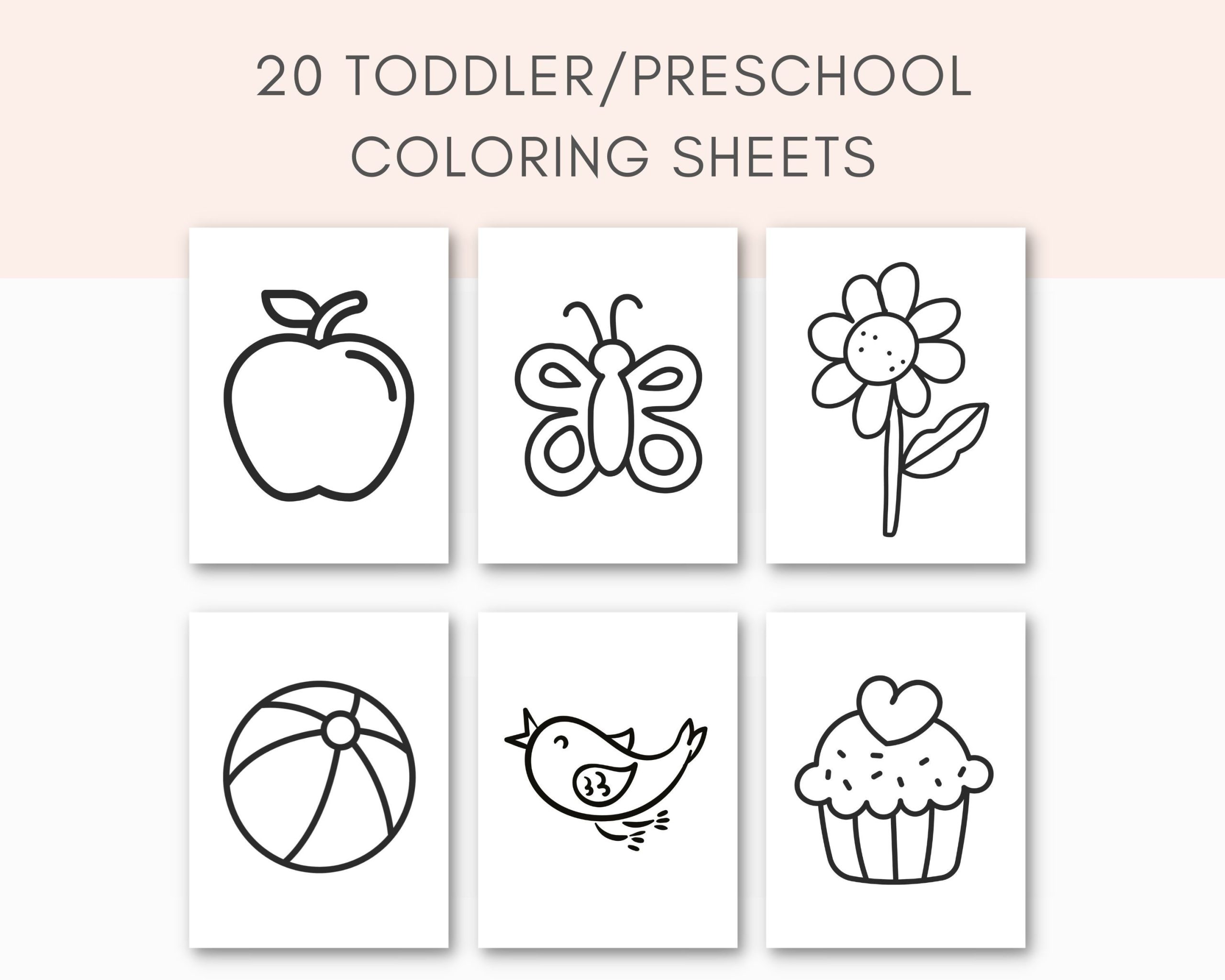printable coloring pages for toddler girl pdf