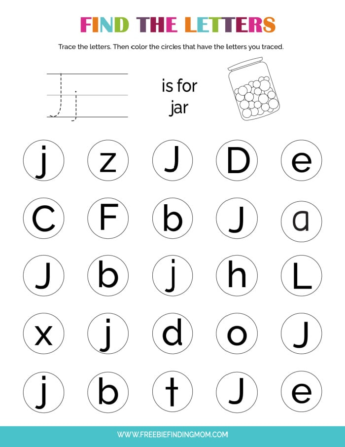 Preschool Printable Worksheets Letter J