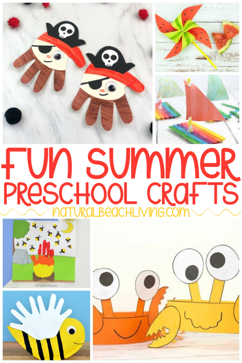 printable summer crafts for preschoolers