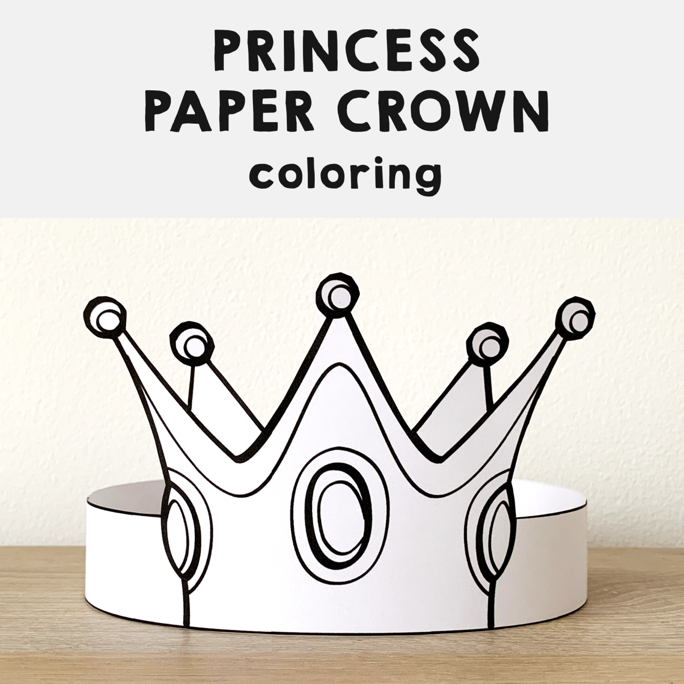 printable craft crown printable craft crown
