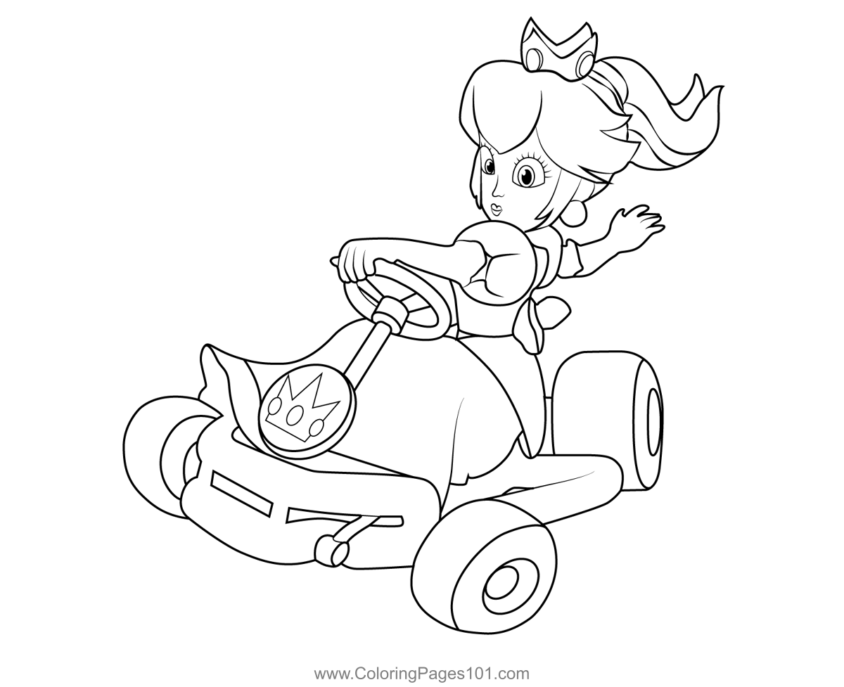 printable coloring pages mario kart printable coloring pages mario kart