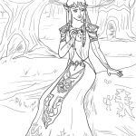 Princess Zelda Coloring Pages Printable
