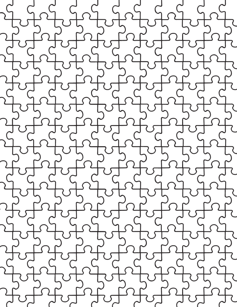Printable 100 Piece Puzzle Template Printable Templates