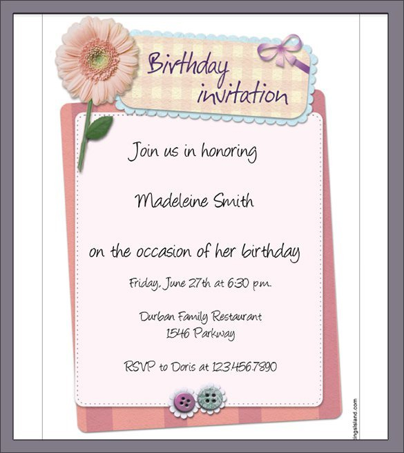 7th birthday invitation templates free download 7th birthday invitation templates free download