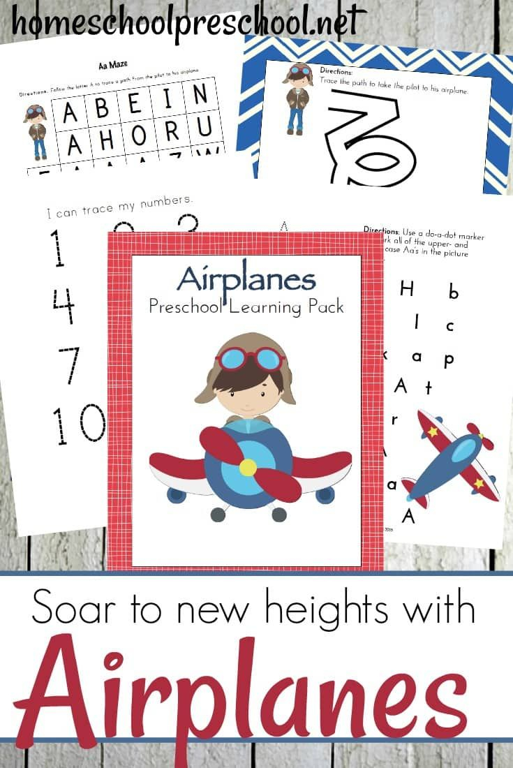 printable airplane activities for kids