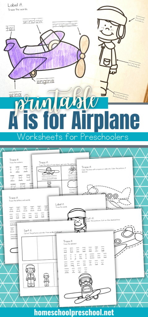 Printable Airplane Activities For Preschoolers