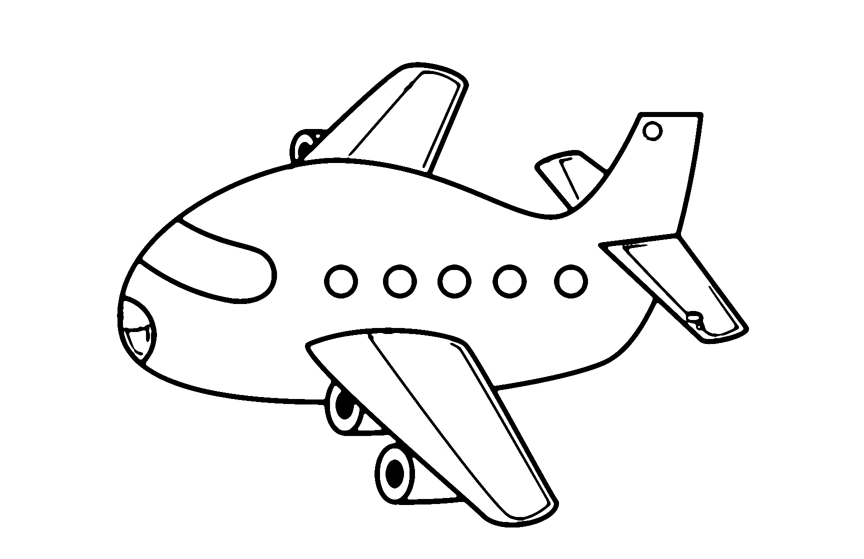Printable Airplane Coloring Pages