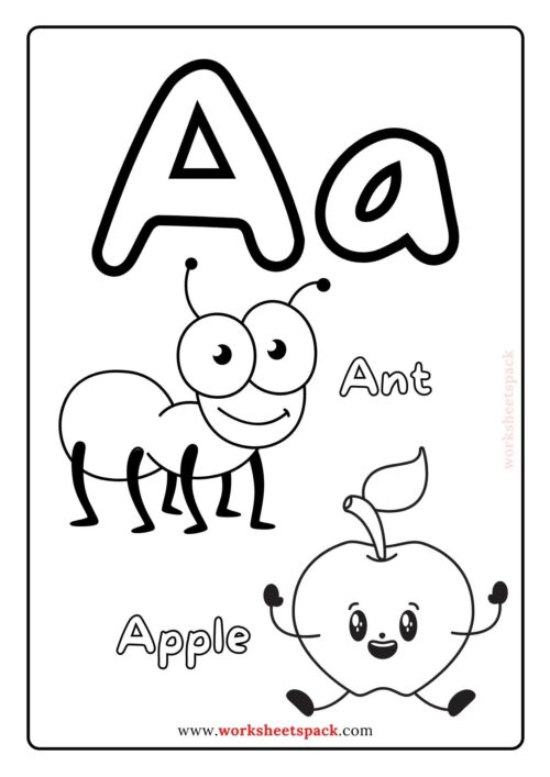 Printable Alphabet Letters Coloring Pages Pdf Infoupdate