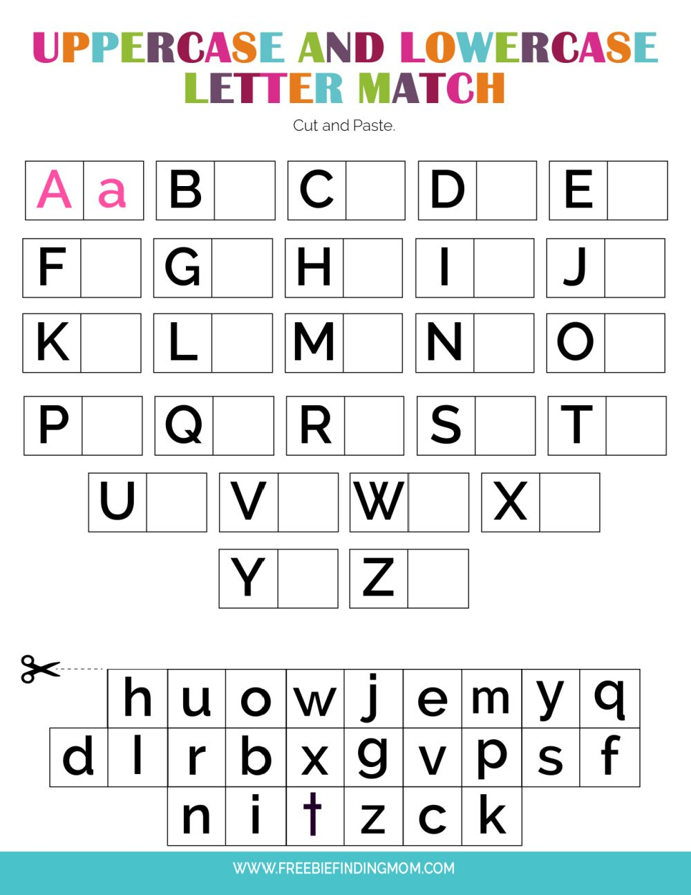 Printable Alphabet Worksheets For Kindergarten PDF Downloads 