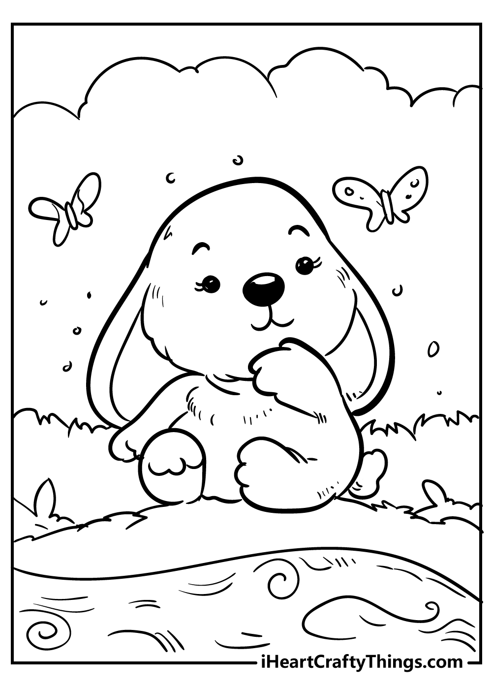 Printable Animal Coloring Pages For Girls Of Cute Baby Animals