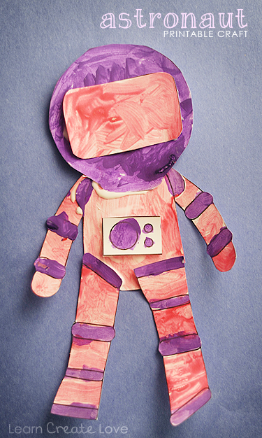 printable astronaut craft printable astronaut craft
