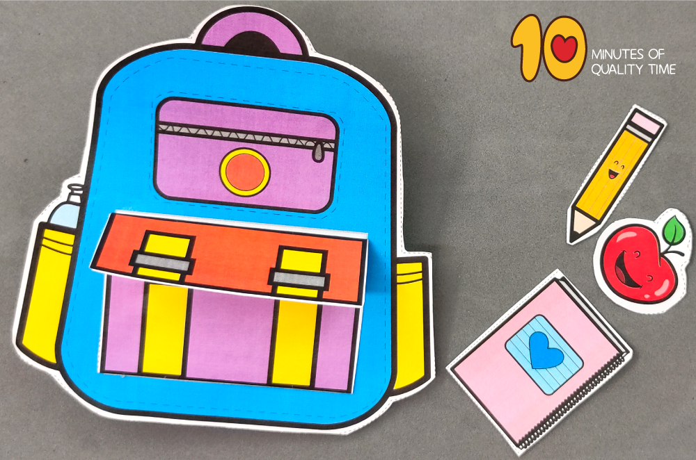 Printable Backpack Craft Template
