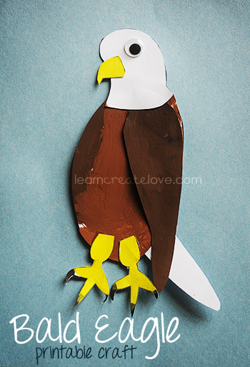 Printable Bald Eagle Craft