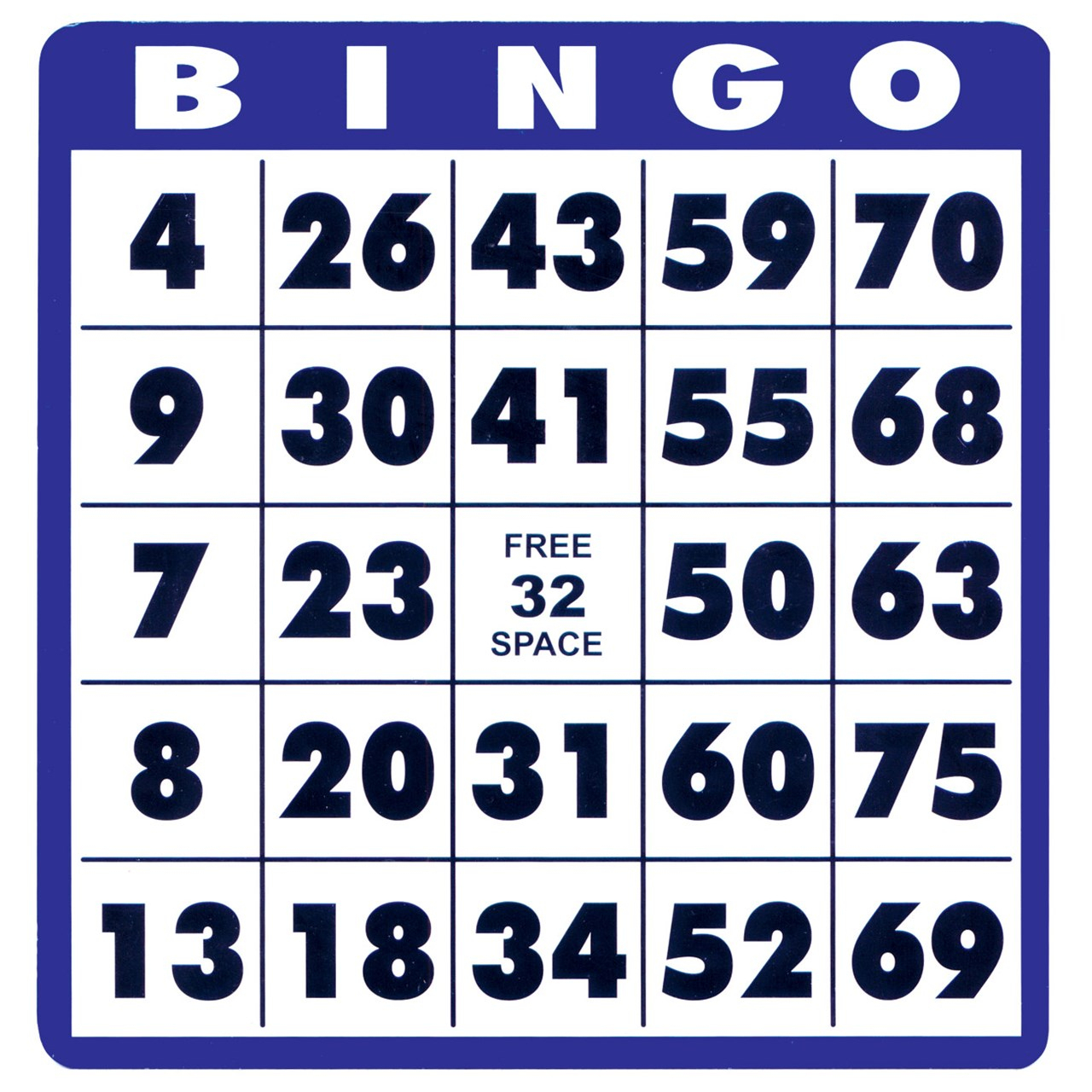 Printable Bingo Cards