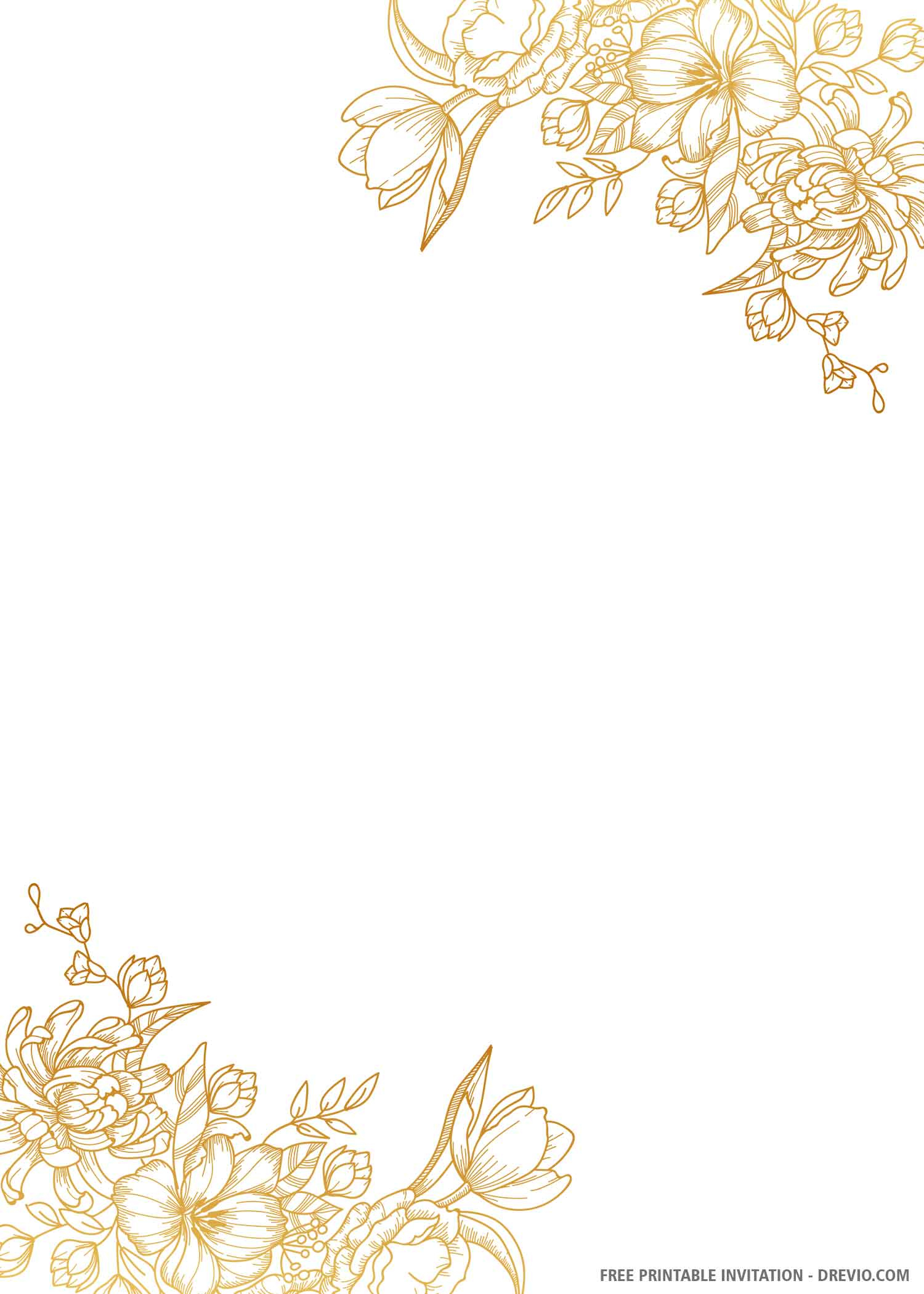 wedding invitation card blank templates free download